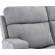 Ashbee Zero Gravity Loveseat with Power Recline, Head Rests & Footrest Ext in Dolphin Grey Fabric